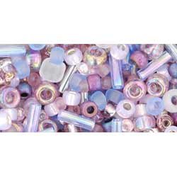Japanese Toho Seed Beads Mixes Tube Kimono- Lilac Mix TX-01-3216