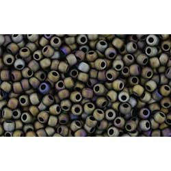 Japanese Toho Seed Beads Tube Round 11/0 Matte-Color Iris - Brown TR-11-614