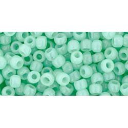 Japanese Toho Seed Beads Tube Round 8/0 Milky Kiwi TR-08-1144