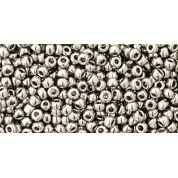 Japanese Toho Seed Beads Tube Round 11/0 Nickel TR-11-711