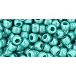 Japanese Toho Seed Beads Tube Round 6/0 Opaque-Lustered Turquoise TR-06-132