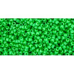 Japanese Toho Seed Beads Tube Round 15/0 Opaque Mint Green TR-15-47