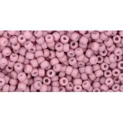 Japanese Toho Seed Beads Tube Round 11/0 Opaque-Pastel-Frosted Lt Lilac TR-11-766