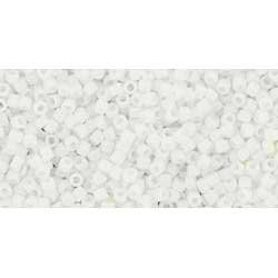 Japanese Toho Seed Beads Tube Round 15/0 Opaque White TR-15-41