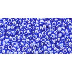 Japanese Toho Seed Beads Tube Round 11/0 Transparent-Lustered Cobalt TR-11-116