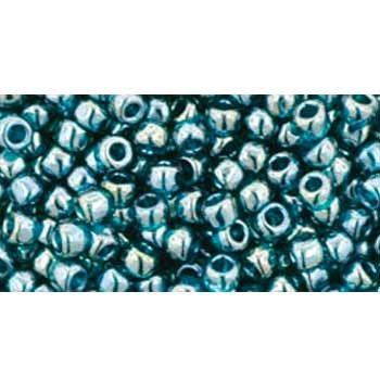 Japanese Toho Seed Beads Tube Round 8/0 Transparent-Lustered Teal TR-08-108BD