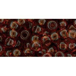 Japanese Toho Seed Beads Tube Round 8/0 Transparent Smoky Topaz TR-08-941