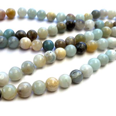 Amazonite Beads Round 4mm - 1 Strand
