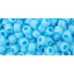 Japanese Toho Seed Beads Tube Round 6/0 Opaque Blue Turquoise TR-06-43