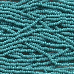 Czech Seed Beads Hanks 11/0 Turquoise Green SB11-63130