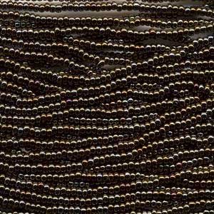Czech Seed Beads Hanks 11/0 Silver-Lined Iris Brown SB11-59115