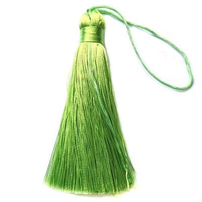 Tassels Polyester 80x12mm (1) Green Lime 04