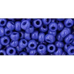 Japanese Toho Seed Beads Tube Round 6/0 Opaque Navy Blue TR-06-48