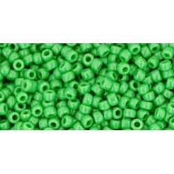Japanese Toho Seed Beads Tube Round 11/0 Opaque Mint Green TR-11-47