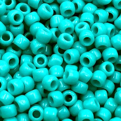 Japanese Toho Seed Beads Tube Round 8/0 Opaque Turquoise TR-08-55