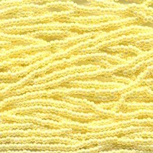 Czech Seed Beads Hanks 11/0 Ceylon Yellow SB11-37186