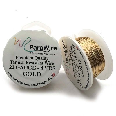 Parawire Non Tarnish Gold 22GA 8 Yards - 7.3 Metres