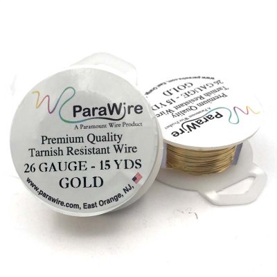 Parawire Non Tarnish Gold 26GA 15 Yards - 13.7 Metres