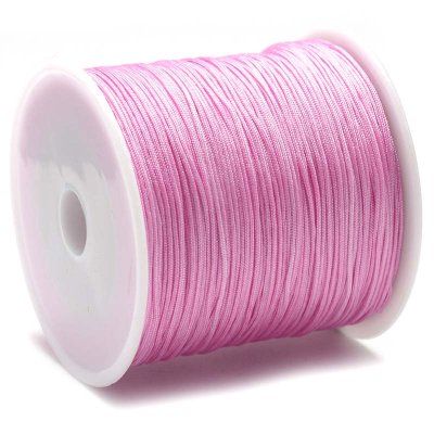 Nylon Cord 0.8mm - Roll 100 Metres - Pink