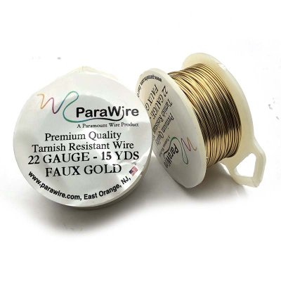 Parawire Non Tarnish Faux Gold 22GA 15 Yards - 13.7 Metres