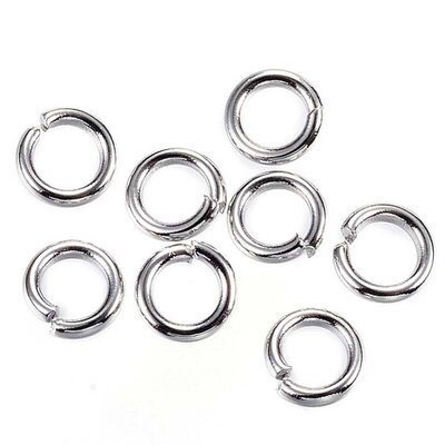 Jump Rings Stainless Steel 4x0.8mm (500) 304 Original