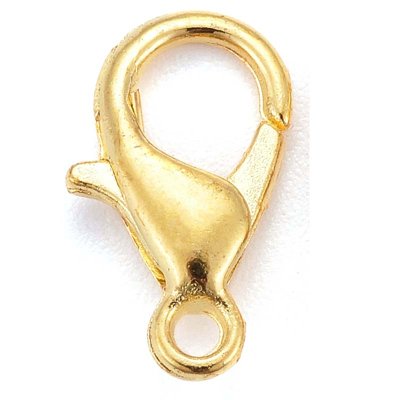 C&T Cast Metal Lobster Clasp 12mm (50) Gold