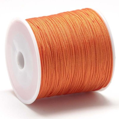 Nylon Cord 0.8mm - Roll 100 Metres - Orange