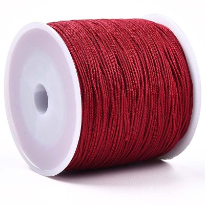 Nylon Cord 0.8mm - Roll 100 Metres - Red Rosewood