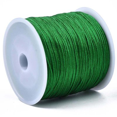 Nylon Cord 0.8mm - Roll 100 Metres - Green Emerald