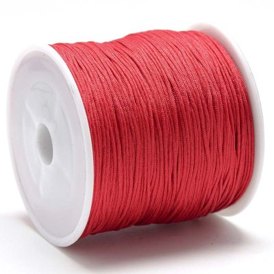 Nylon Cord 0.8mm - Roll 100 Metres - Red Siam