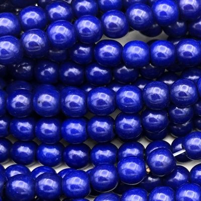 Howlite (Synthetic) Beads Round 6mm (65) Dark Blue