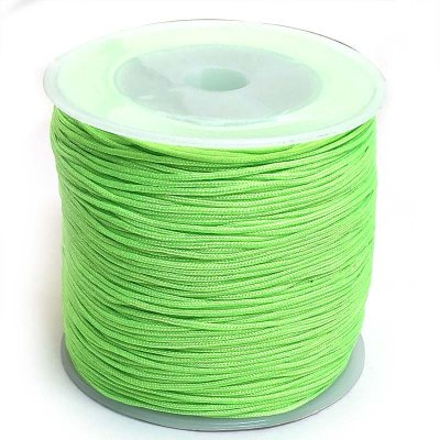 Nylon Cord 0.8mm - Roll 100 Metres - Green Fluorescent