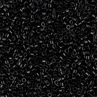 Miyuki Delica Seed Beads 11/0 Bag (5 Gm) DB0010 Black