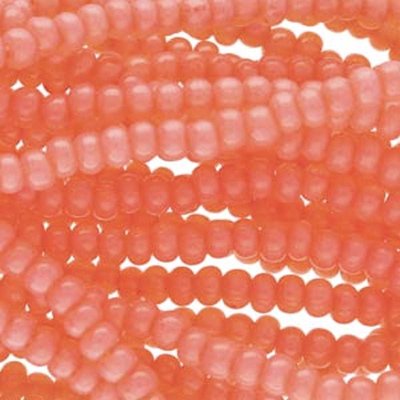 Czech Seed Beads Hanks 11/0 Solgel Salmon Opal SB11-02691