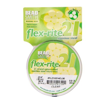 Flexrite 21 Strand Wire 0.014 / 0.35mm Clear - 30 Feet