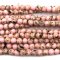 Shell & Turquoise (Synthetic) Beads Assembled Round 6mm (60) Pink