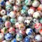Porcelain Beads Round 10mm (20) Mixed
