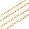 Chain Cable 304 Stainless Steel 3x2x0.5mm - 5 Metres - Gold Plated