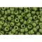 Japanese Toho Seed Beads Tube Round 8/0 Ancient Matte Chartreuse TR-08-2011