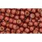 Japanese Toho Seed Beads Tube Round 6/0 PermaFinish - Galvanized Matte Burgundy Frost TR-06-PF564F