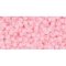 Japanese Toho Seed Beads Tube Round 11/0 Ceylon Frosted Innocent Pink TR-11-145F