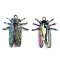 Cast Metal Pendant Insect Cicada 28x22mm (1) Rack Plating Multi-color
