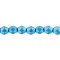 Czech Faceted Round Firepolished Glass Beads 6mm (25) ColorTrends: Saturated Metallic Little Boy Blue