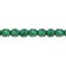 Czech Faceted Round Firepolished Glass Beads 6mm (25) ColorTrends: Saturated Metallic Martini Olive