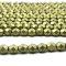 Czech Faceted Round Firepolished Glass Beads 6mm (25) ColorTrends: Saturated Metallic Meadowlark