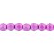 Czech Faceted Round Firepolished Glass Beads 6mm (25) ColorTrends: Saturated Metallic Spring Crocus