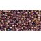 Japanese Toho Seed Beads Tube Round 11/0 Copper-Lined Rainbow Lt Amethyst TR-11-1809