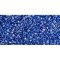 Japanese Toho Seed Beads Tube Treasure #1 11/0 Cylinder Dk Blue-Lined Lt Sapphire