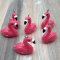 Resin Charm Flamingo 32x27mm (1) Pink