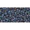 Japanese Toho Seed Beads Tube Round 11/0 Frosted Metallic Nebula TR-11-82F